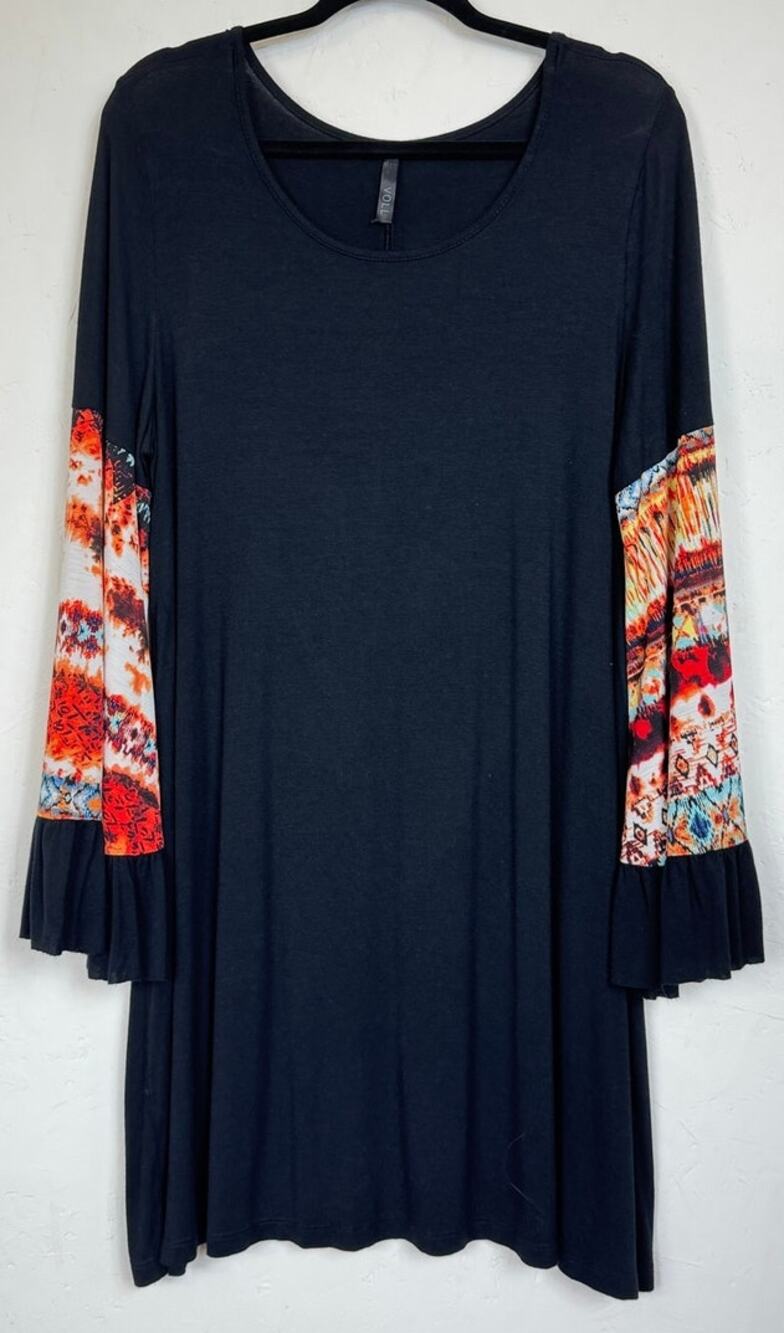 Voll Long Sleeve Knee Length Dress Women's Size L/XL